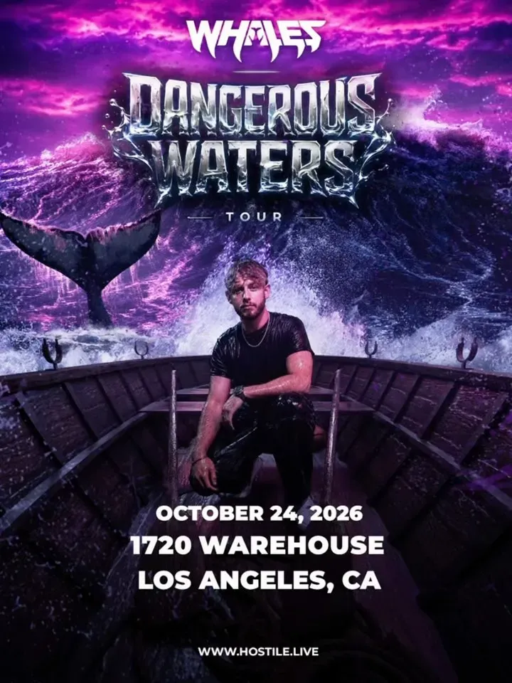 Whales tour poster — 2026 & 2027